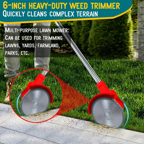 Cordless Lawn Mower Weed Trimmer for Gardens Courtyards