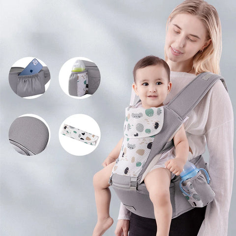 Ergonomic Newborn Baby Carrier Backpack Hipseat Kangaroo Wrap