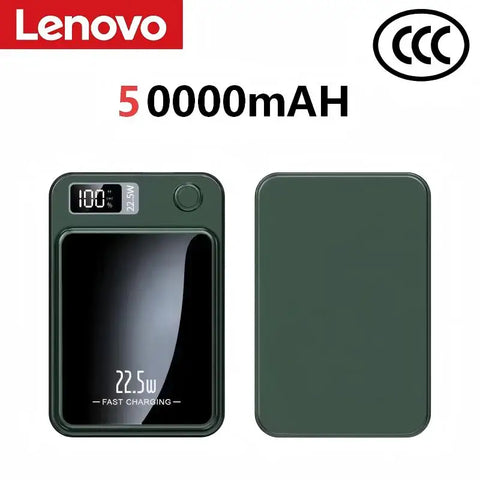 Lenovo 500000mAh Wireless Magnetic Power Bank 22.5w Super Fast Charging
