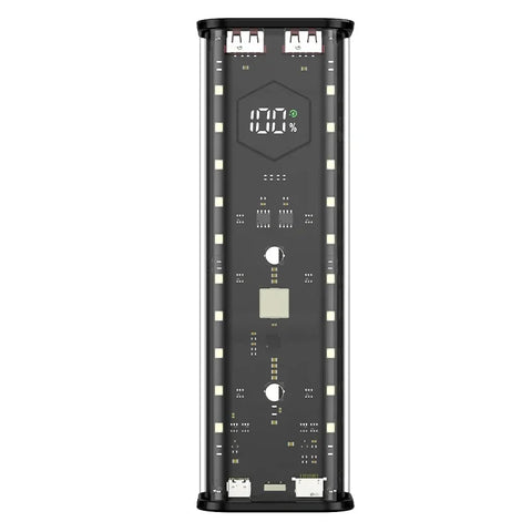 Transparent 4-Port 22.5W Fast Charging Power Bank