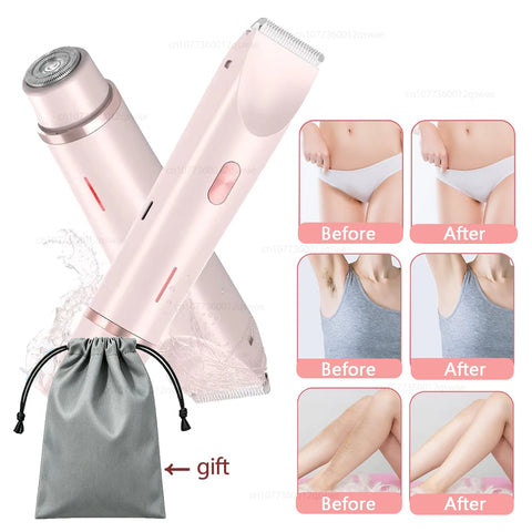 Women's Dual-Head Electric Razor & Body Epilator