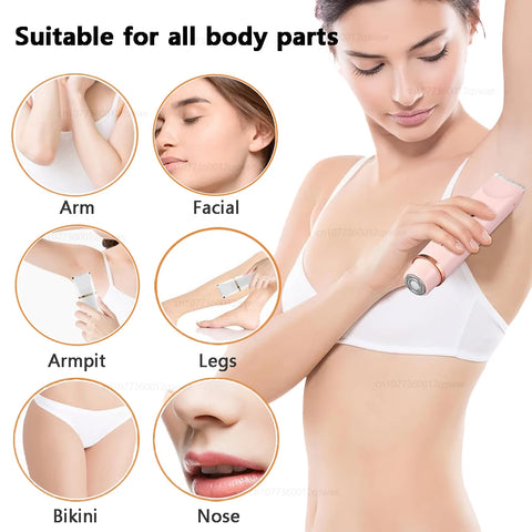 Women's Dual-Head Electric Razor & Body Epilator