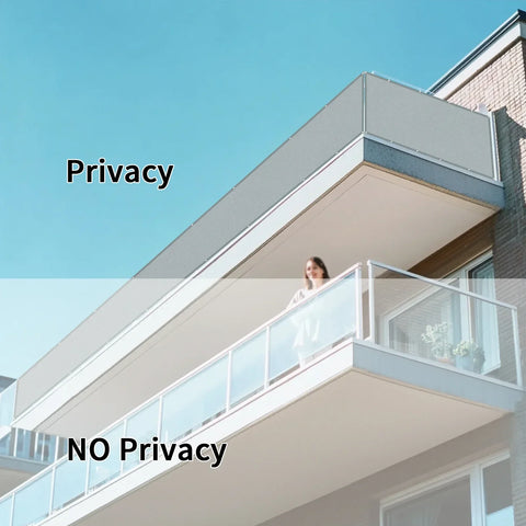 Waterproof Balcony Privacy Shade Cloth 95% UV Protection