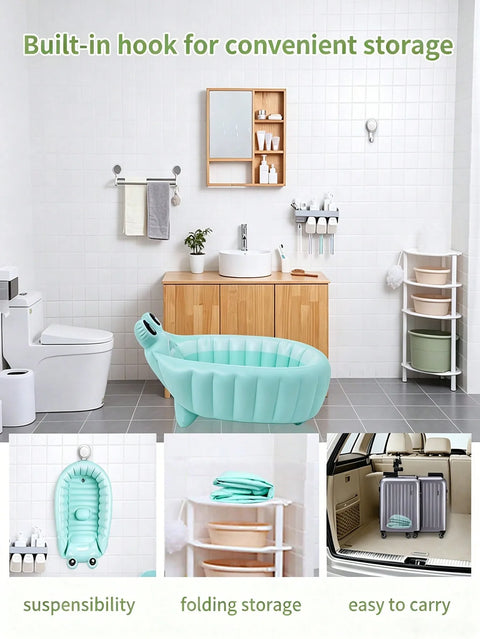 Portable Baby Bath Tub with Back Supportr (0-3 Years),