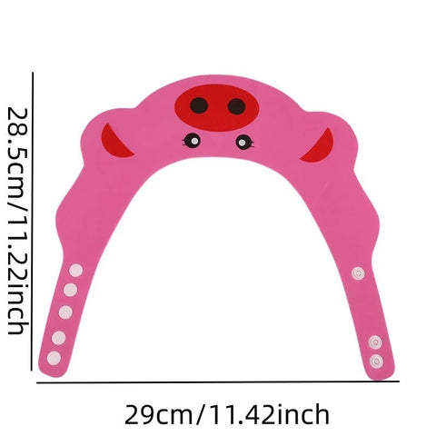 Adjustable Baby Shower Hat Kids Shampoo Visor Cap