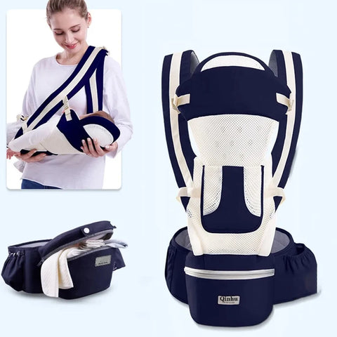 Ergonomic Newborn Baby Carrier Backpack Hipseat Kangaroo Wrap