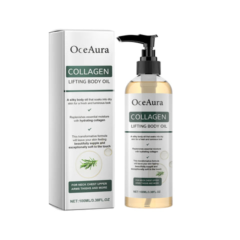 OceAura Collagen Body Oil – Firm Belly, Arms & Skin