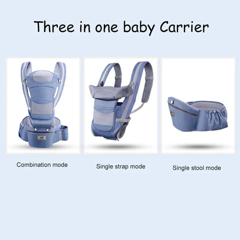 Ergonomic Newborn Baby Carrier Backpack Hipseat Kangaroo Wrap
