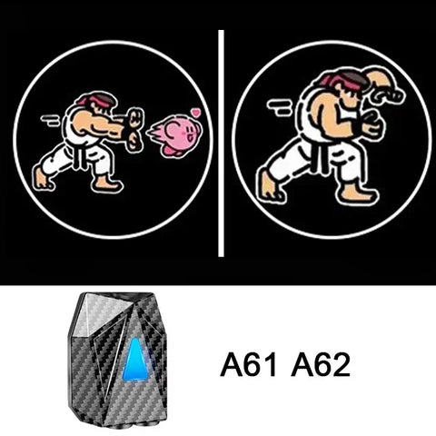 Novelty Cartoon Wireless LED Car Door Projector Light
