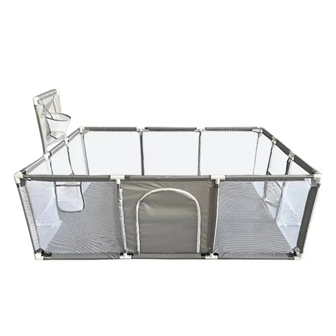 IMBABY Large Gray Baby Playpen Safety Activity Fence