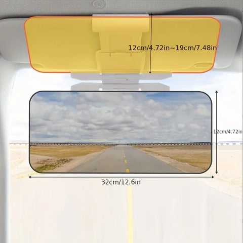 Anti-Glare Car Sun Visor – Day & Night