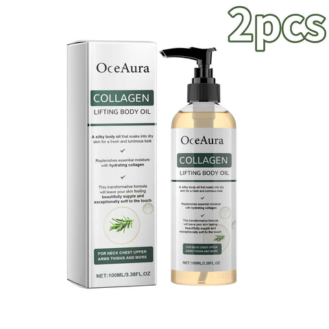 OceAura Collagen Body Oil – Firm Belly, Arms & Skin