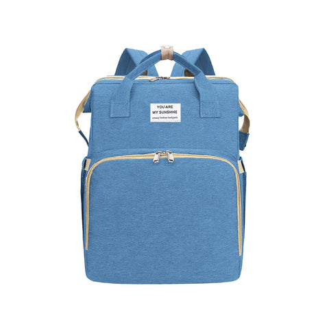 Foldable Diaper Bag with Changing Station & Insulated Pocket
