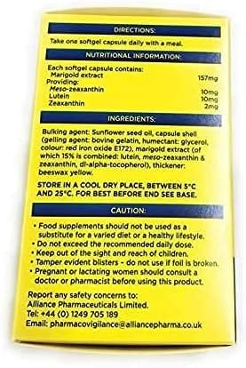 Macushield Eye Supplement 90 One-a-Day Capsules